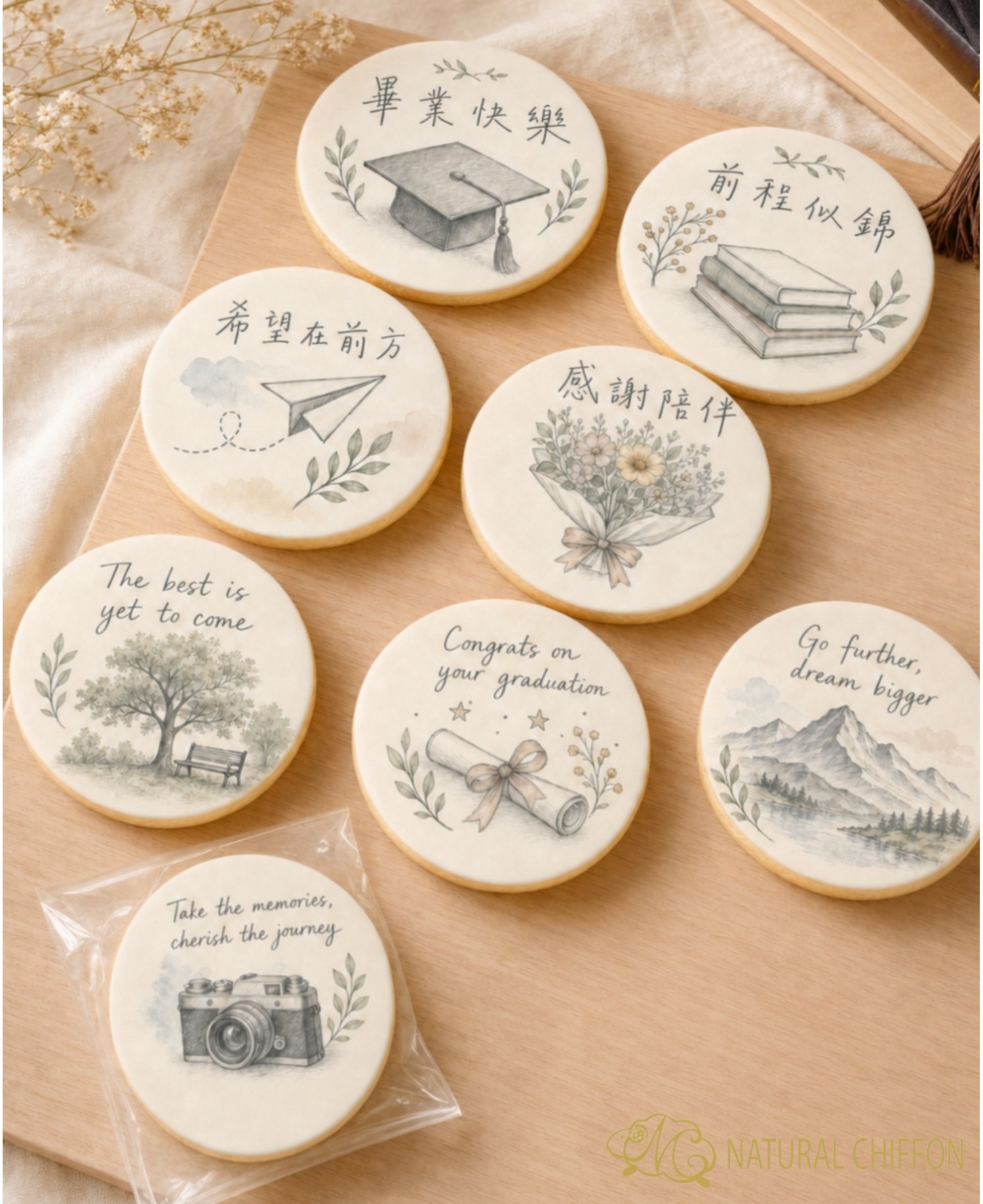 Graduation Blessings｜8款設計｜可改文字
